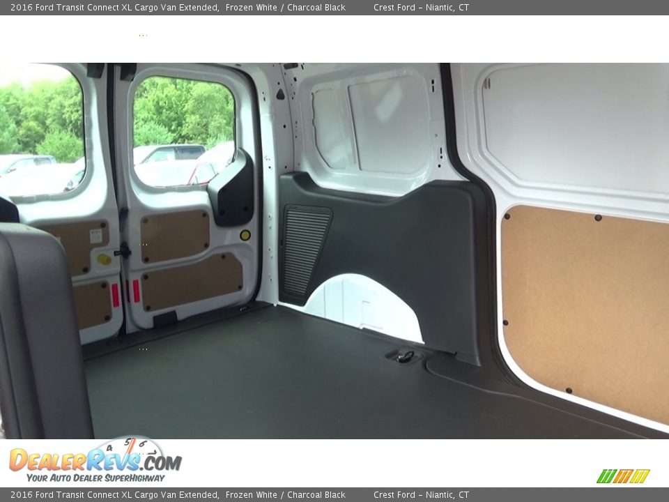 2016 Ford Transit Connect XL Cargo Van Extended Frozen White / Charcoal Black Photo #22