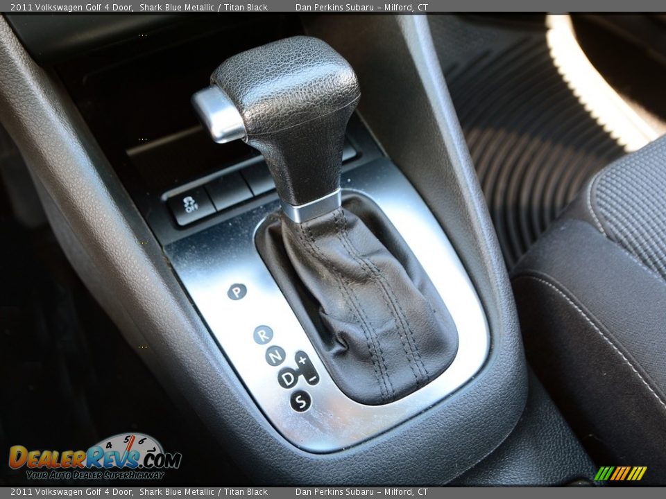 2011 Volkswagen Golf 4 Door Shark Blue Metallic / Titan Black Photo #13