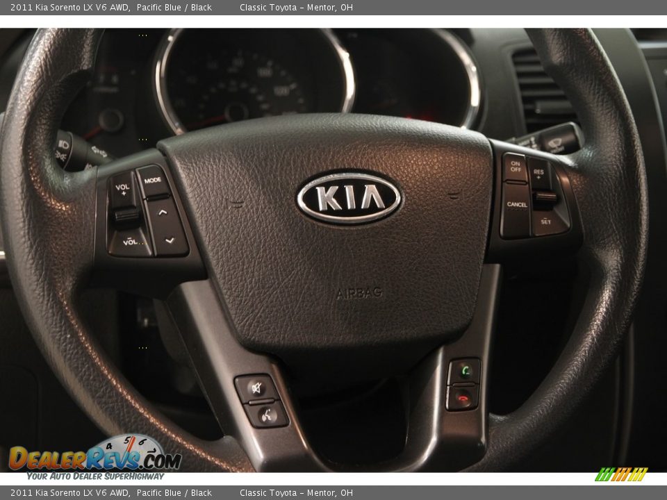 2011 Kia Sorento LX V6 AWD Pacific Blue / Black Photo #6