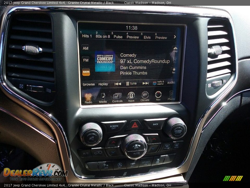 2017 Jeep Grand Cherokee Limited 4x4 Granite Crystal Metallic / Black Photo #7