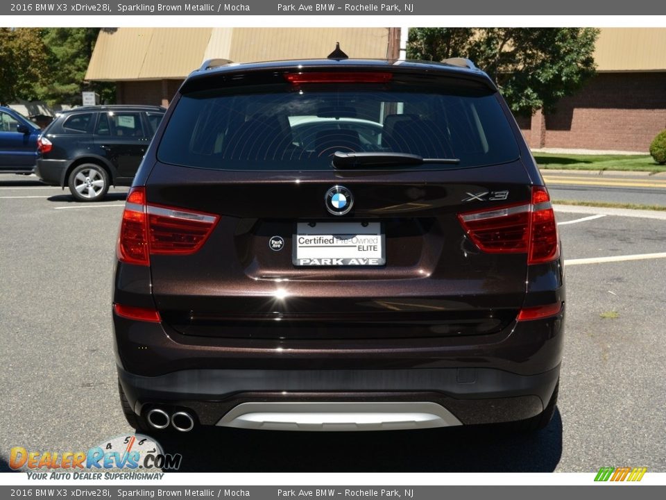 2016 BMW X3 xDrive28i Sparkling Brown Metallic / Mocha Photo #4