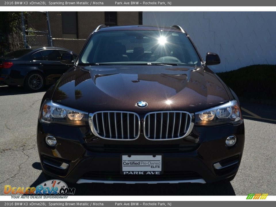 2016 BMW X3 xDrive28i Sparkling Brown Metallic / Mocha Photo #7