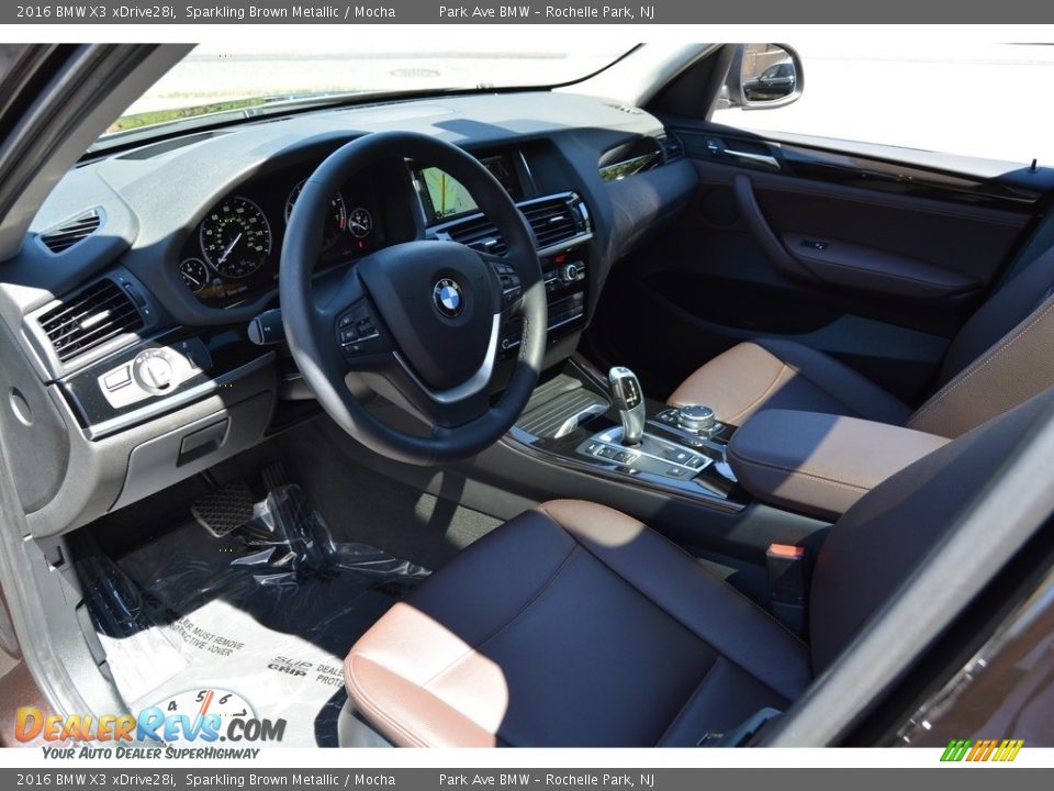 2016 BMW X3 xDrive28i Sparkling Brown Metallic / Mocha Photo #10