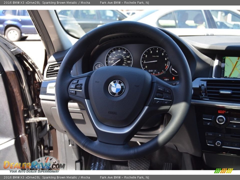 2016 BMW X3 xDrive28i Sparkling Brown Metallic / Mocha Photo #18
