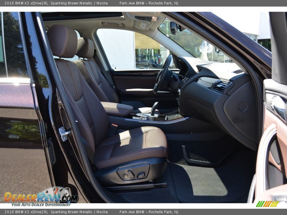 2016 BMW X3 xDrive28i Sparkling Brown Metallic / Mocha Photo #28