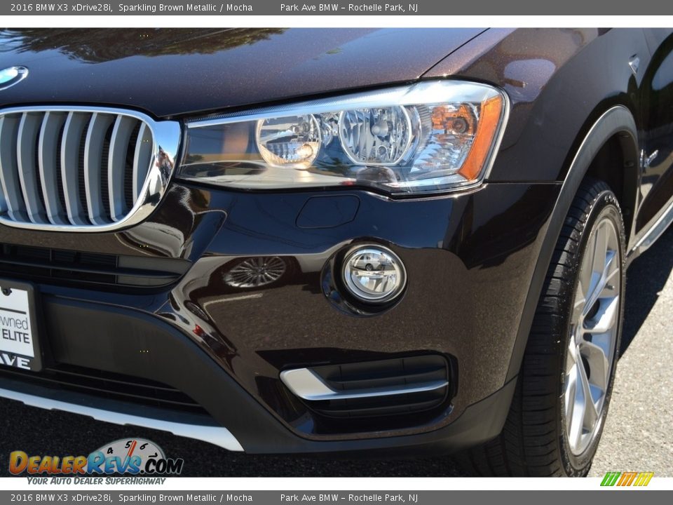 2016 BMW X3 xDrive28i Sparkling Brown Metallic / Mocha Photo #31