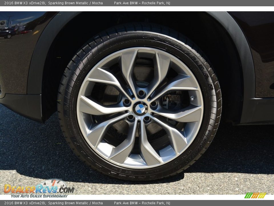 2016 BMW X3 xDrive28i Sparkling Brown Metallic / Mocha Photo #32