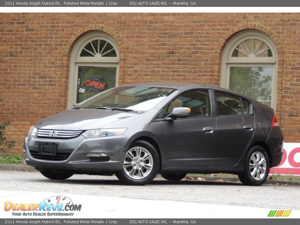 2011 Honda Insight Hybrid EX Polished Metal Metallic / Gray Photo #4