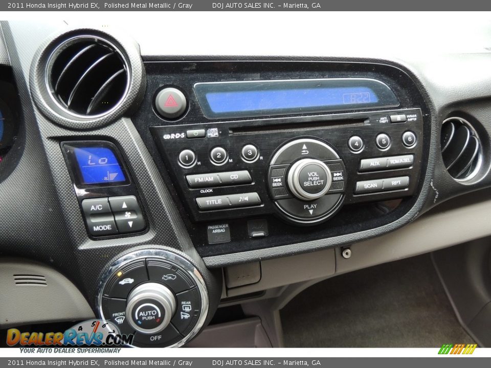 2011 Honda Insight Hybrid EX Polished Metal Metallic / Gray Photo #7