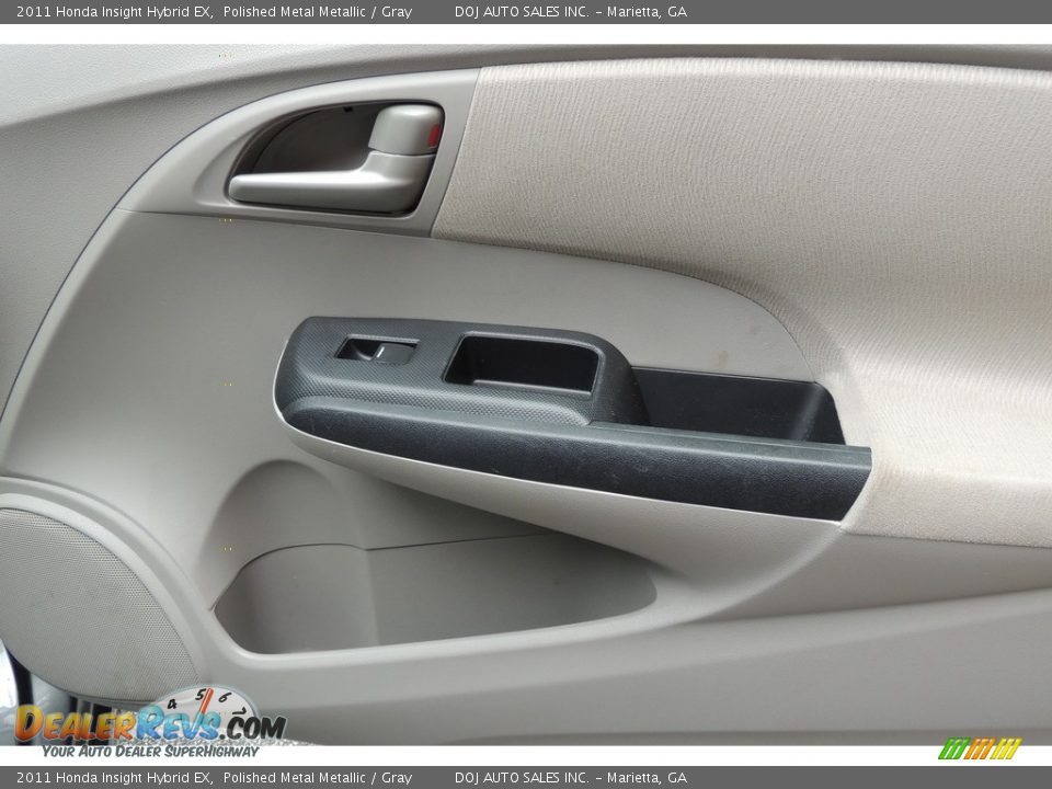 2011 Honda Insight Hybrid EX Polished Metal Metallic / Gray Photo #12