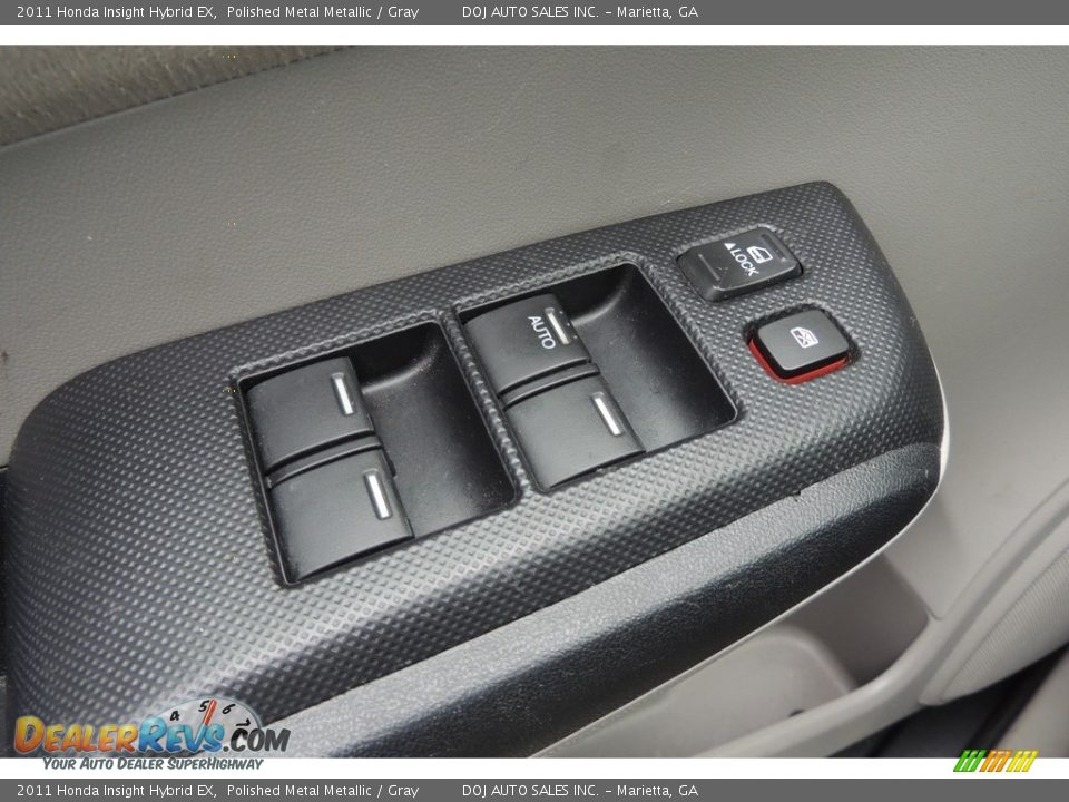 2011 Honda Insight Hybrid EX Polished Metal Metallic / Gray Photo #15