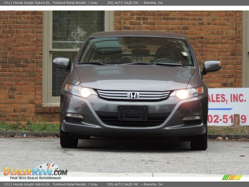2011 Honda Insight Hybrid EX Polished Metal Metallic / Gray Photo #18