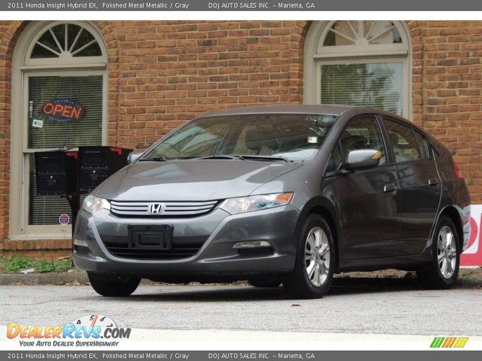 2011 Honda Insight Hybrid EX Polished Metal Metallic / Gray Photo #19