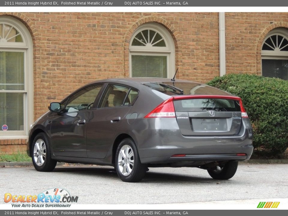 2011 Honda Insight Hybrid EX Polished Metal Metallic / Gray Photo #21