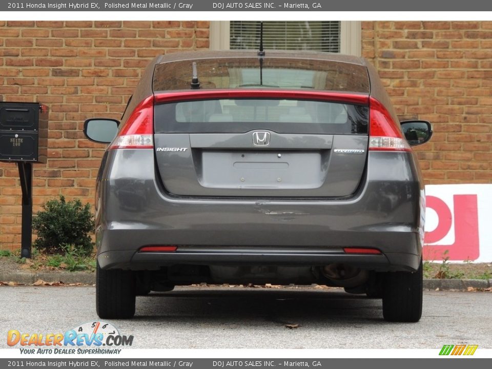 2011 Honda Insight Hybrid EX Polished Metal Metallic / Gray Photo #22