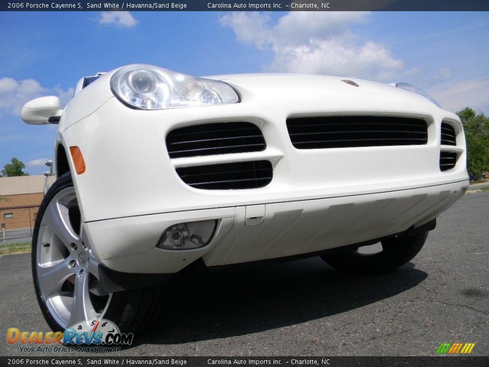 2006 Porsche Cayenne S Sand White / Havanna/Sand Beige Photo #1