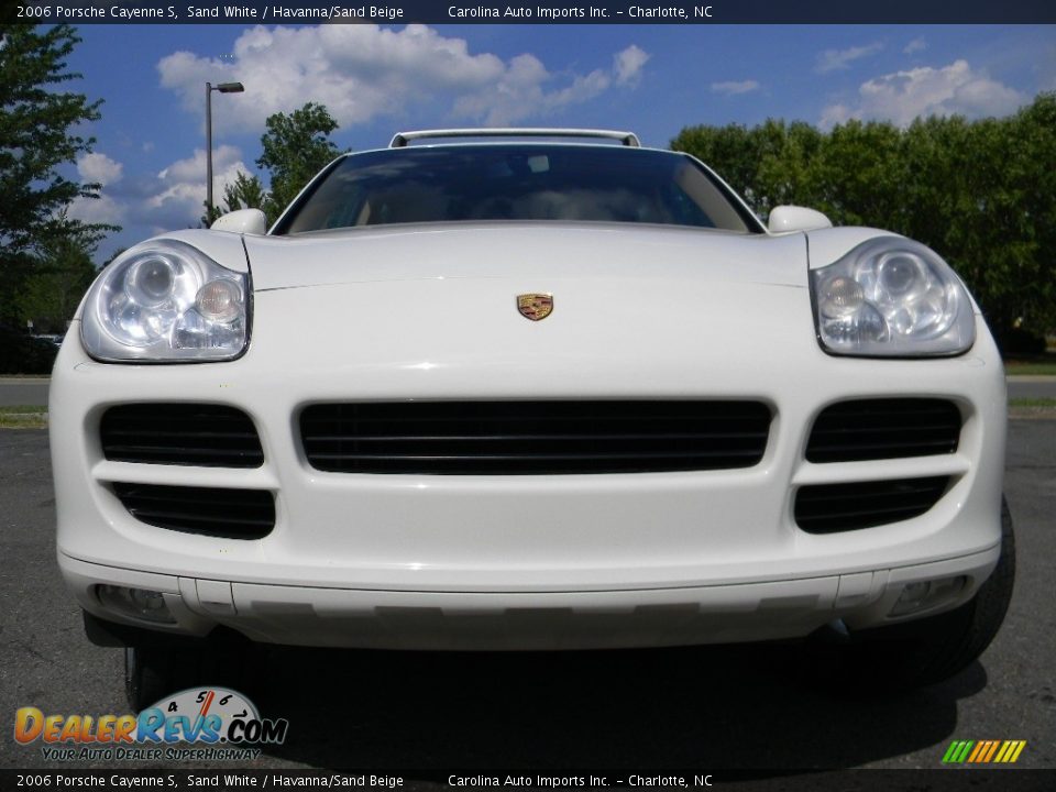 2006 Porsche Cayenne S Sand White / Havanna/Sand Beige Photo #4