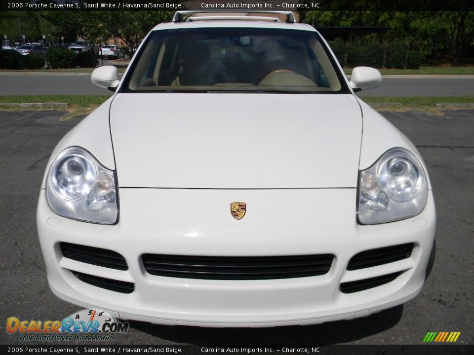 2006 Porsche Cayenne S Sand White / Havanna/Sand Beige Photo #5