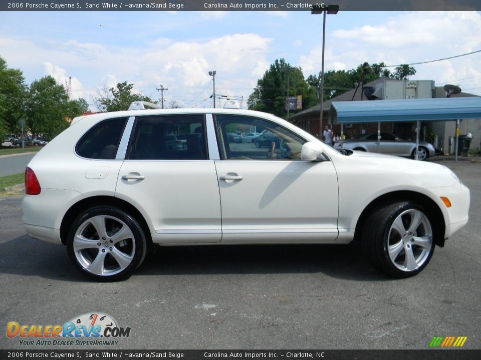 2006 Porsche Cayenne S Sand White / Havanna/Sand Beige Photo #11