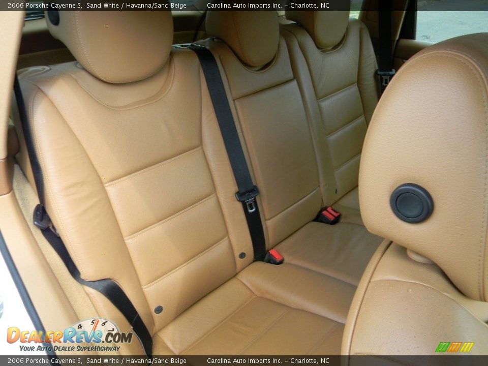 2006 Porsche Cayenne S Sand White / Havanna/Sand Beige Photo #24