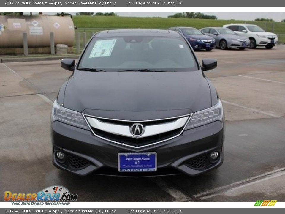 2017 Acura ILX Premium A-Spec Modern Steel Metallic / Ebony Photo #2
