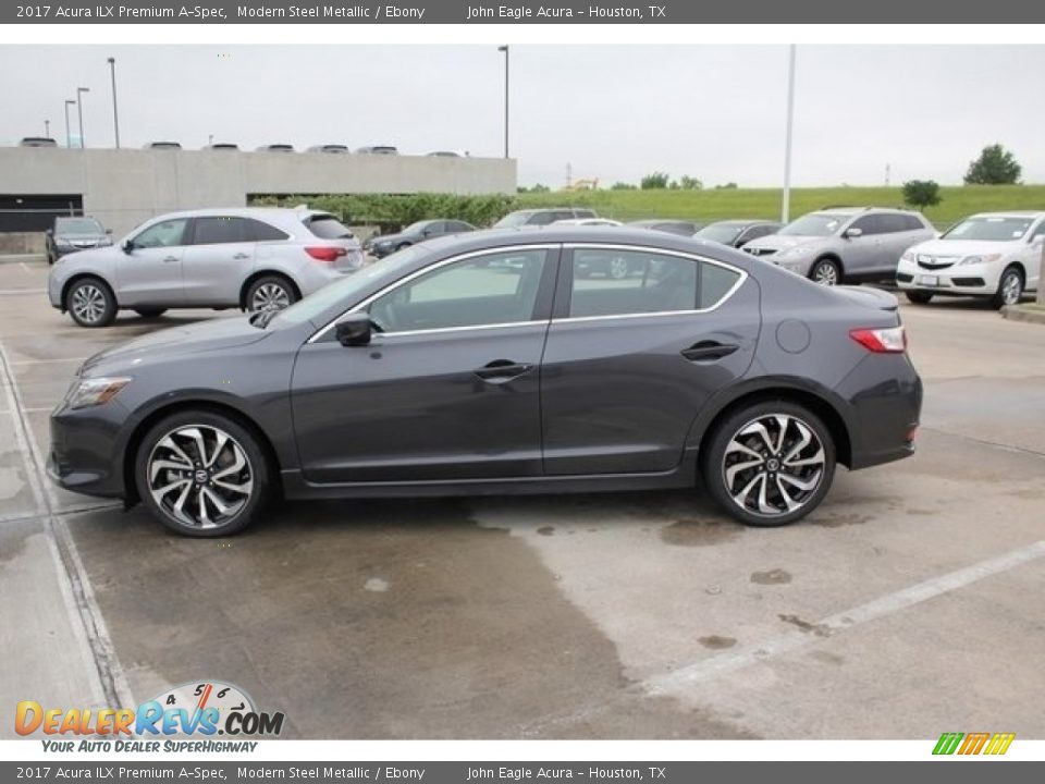 2017 Acura ILX Premium A-Spec Modern Steel Metallic / Ebony Photo #4