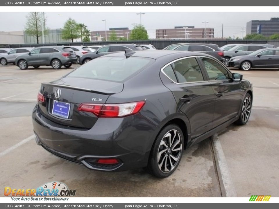 2017 Acura ILX Premium A-Spec Modern Steel Metallic / Ebony Photo #7