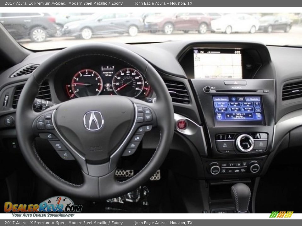 2017 Acura ILX Premium A-Spec Modern Steel Metallic / Ebony Photo #9