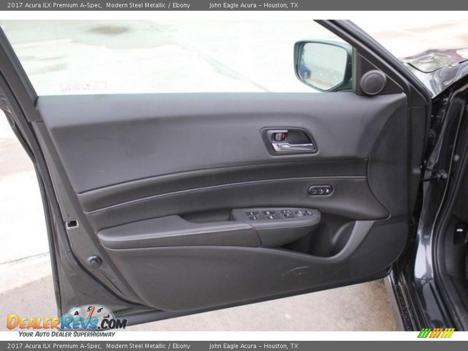 2017 Acura ILX Premium A-Spec Modern Steel Metallic / Ebony Photo #10