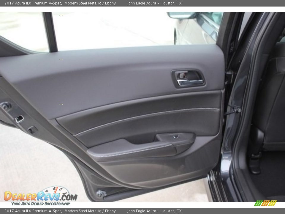 2017 Acura ILX Premium A-Spec Modern Steel Metallic / Ebony Photo #12