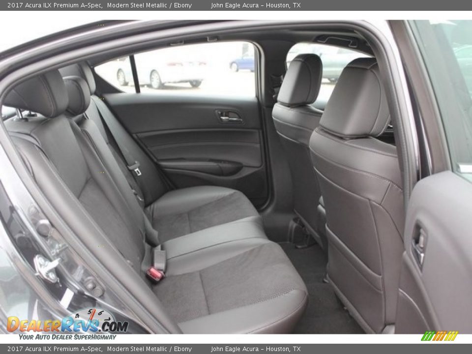 2017 Acura ILX Premium A-Spec Modern Steel Metallic / Ebony Photo #16
