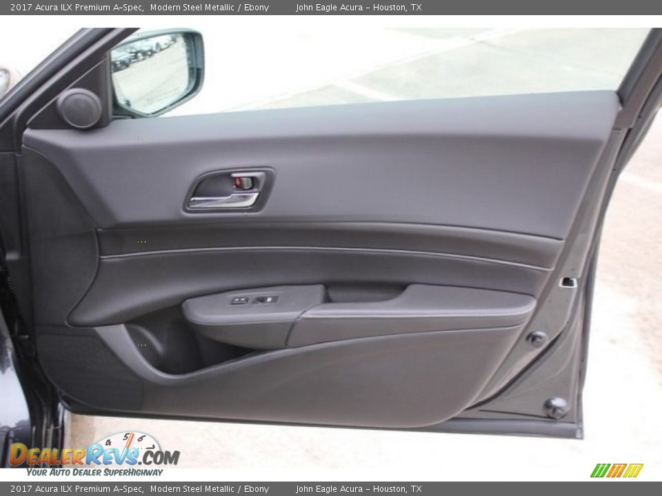 2017 Acura ILX Premium A-Spec Modern Steel Metallic / Ebony Photo #17