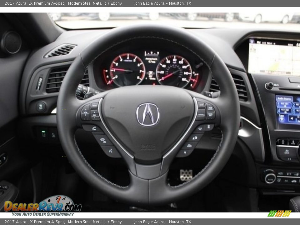 2017 Acura ILX Premium A-Spec Modern Steel Metallic / Ebony Photo #26
