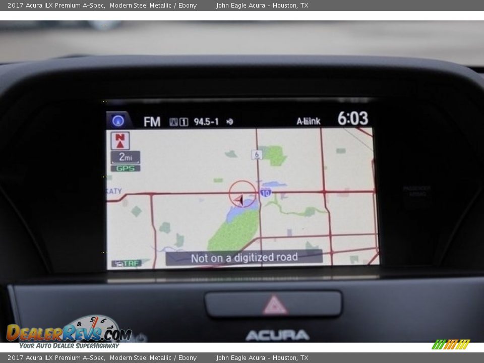 2017 Acura ILX Premium A-Spec Modern Steel Metallic / Ebony Photo #28