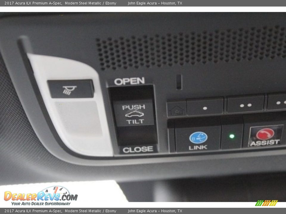 2017 Acura ILX Premium A-Spec Modern Steel Metallic / Ebony Photo #34