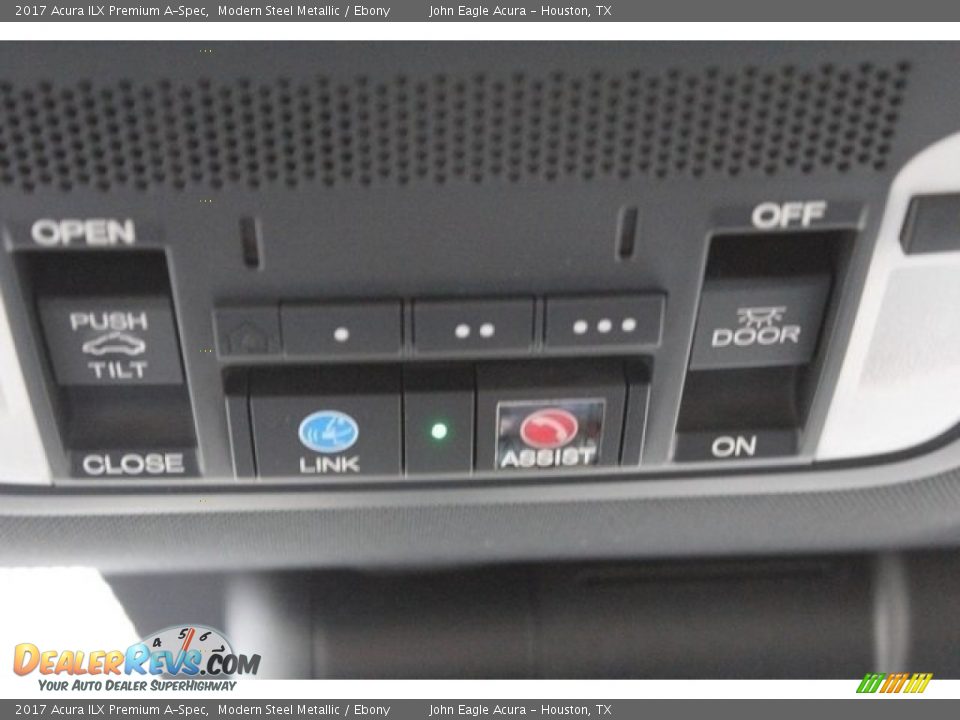 2017 Acura ILX Premium A-Spec Modern Steel Metallic / Ebony Photo #35