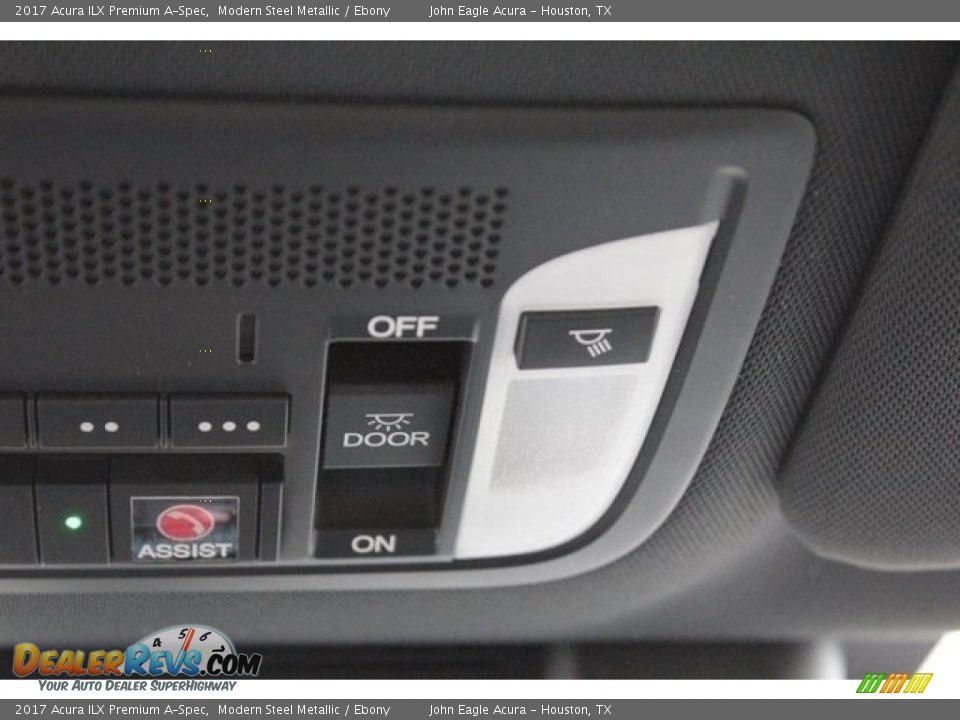 2017 Acura ILX Premium A-Spec Modern Steel Metallic / Ebony Photo #36
