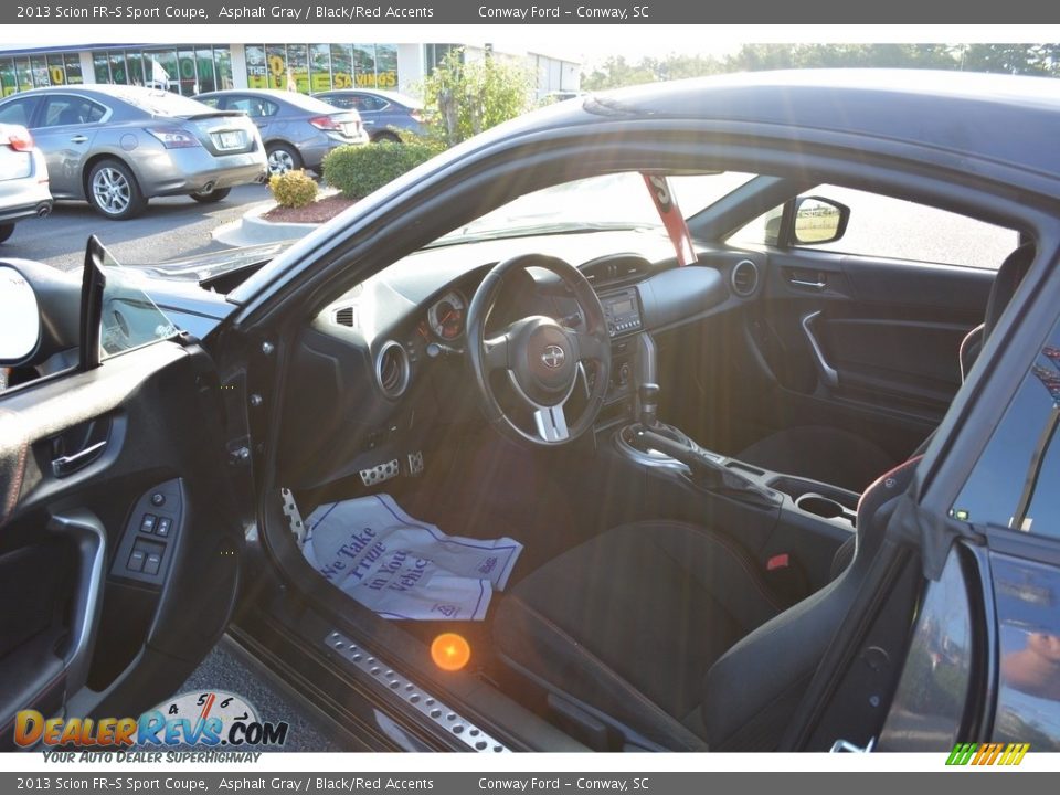 2013 Scion FR-S Sport Coupe Asphalt Gray / Black/Red Accents Photo #17