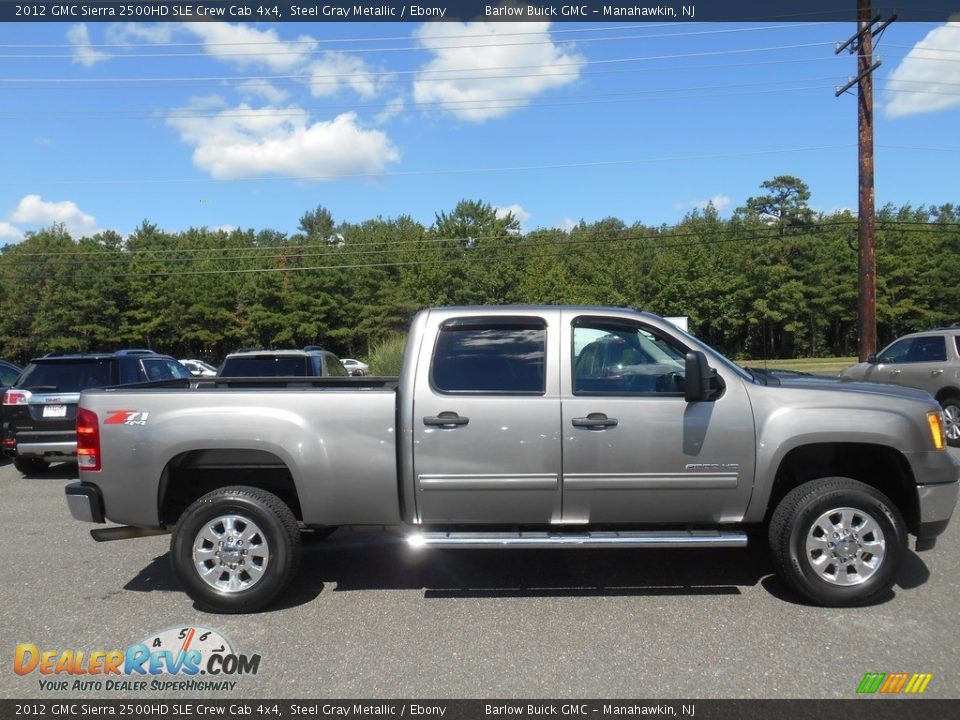 2012 GMC Sierra 2500HD SLE Crew Cab 4x4 Steel Gray Metallic / Ebony Photo #2