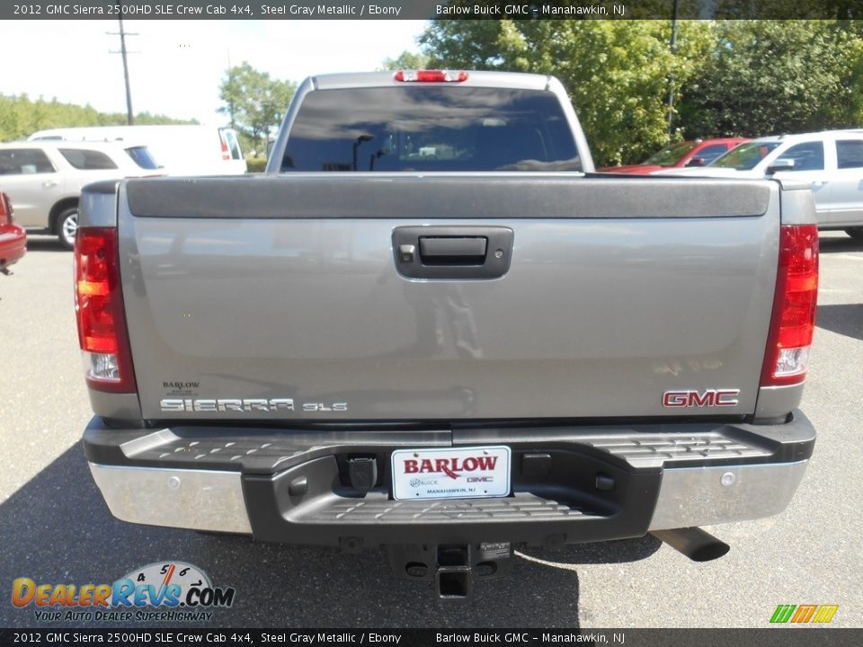 2012 GMC Sierra 2500HD SLE Crew Cab 4x4 Steel Gray Metallic / Ebony Photo #3