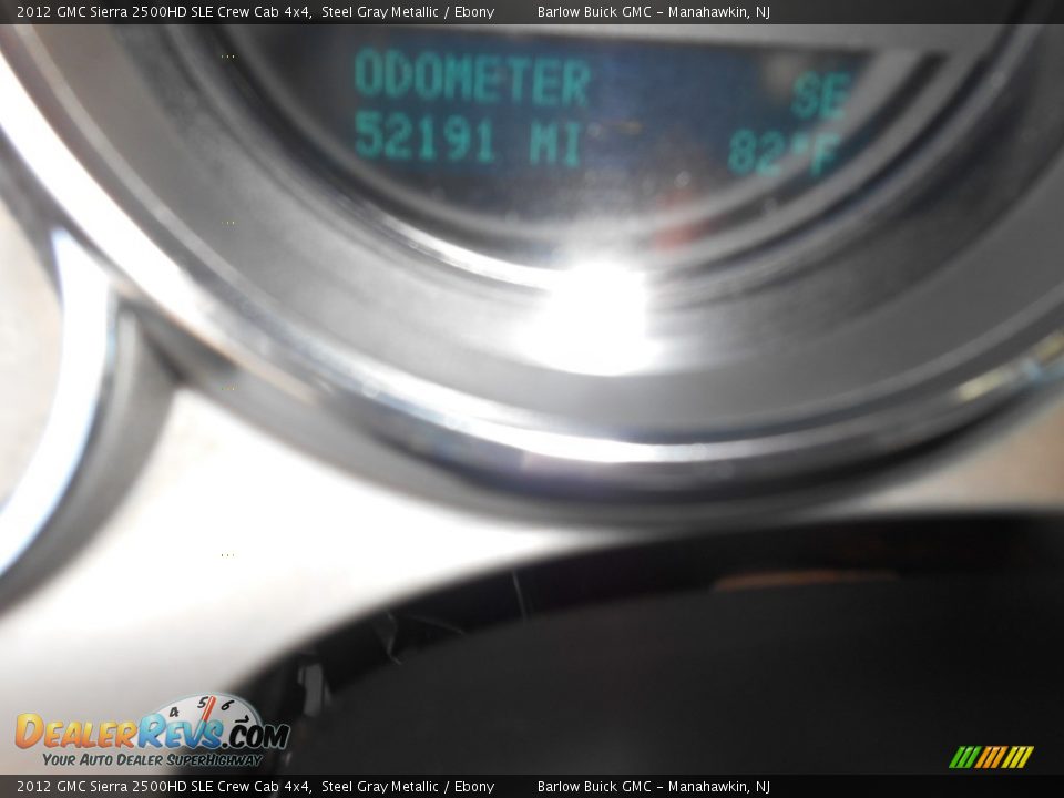 2012 GMC Sierra 2500HD SLE Crew Cab 4x4 Steel Gray Metallic / Ebony Photo #10