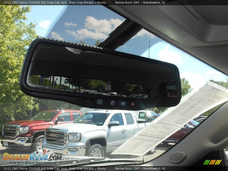2012 GMC Sierra 2500HD SLE Crew Cab 4x4 Steel Gray Metallic / Ebony Photo #11