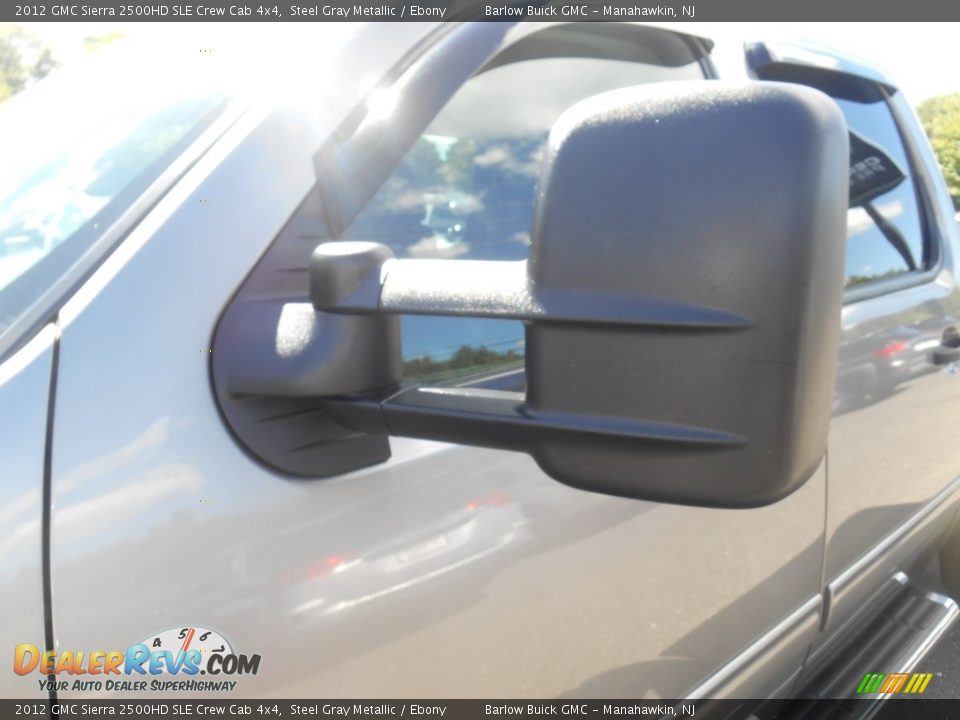 2012 GMC Sierra 2500HD SLE Crew Cab 4x4 Steel Gray Metallic / Ebony Photo #12