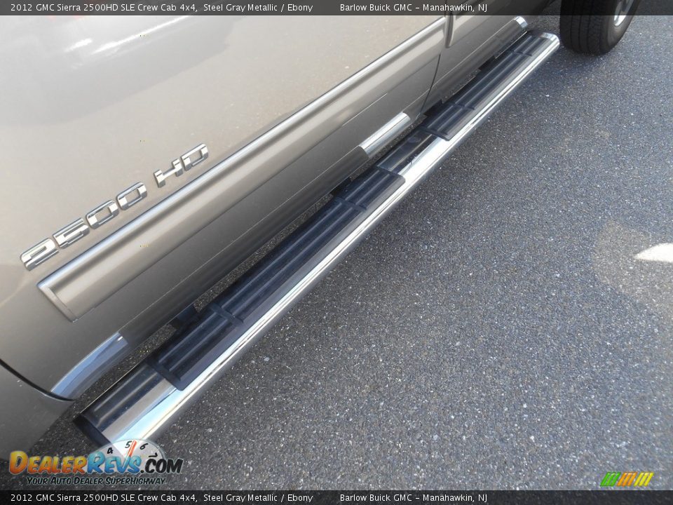 2012 GMC Sierra 2500HD SLE Crew Cab 4x4 Steel Gray Metallic / Ebony Photo #15