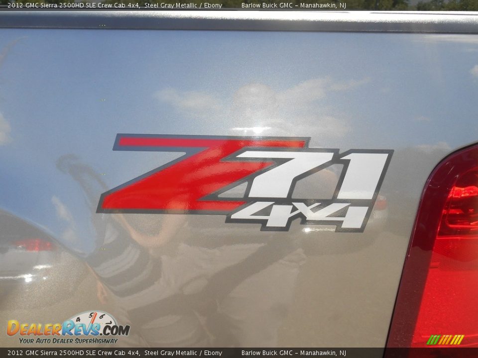 2012 GMC Sierra 2500HD SLE Crew Cab 4x4 Steel Gray Metallic / Ebony Photo #17