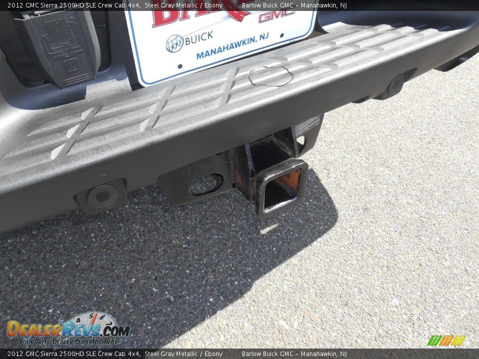 2012 GMC Sierra 2500HD SLE Crew Cab 4x4 Steel Gray Metallic / Ebony Photo #18