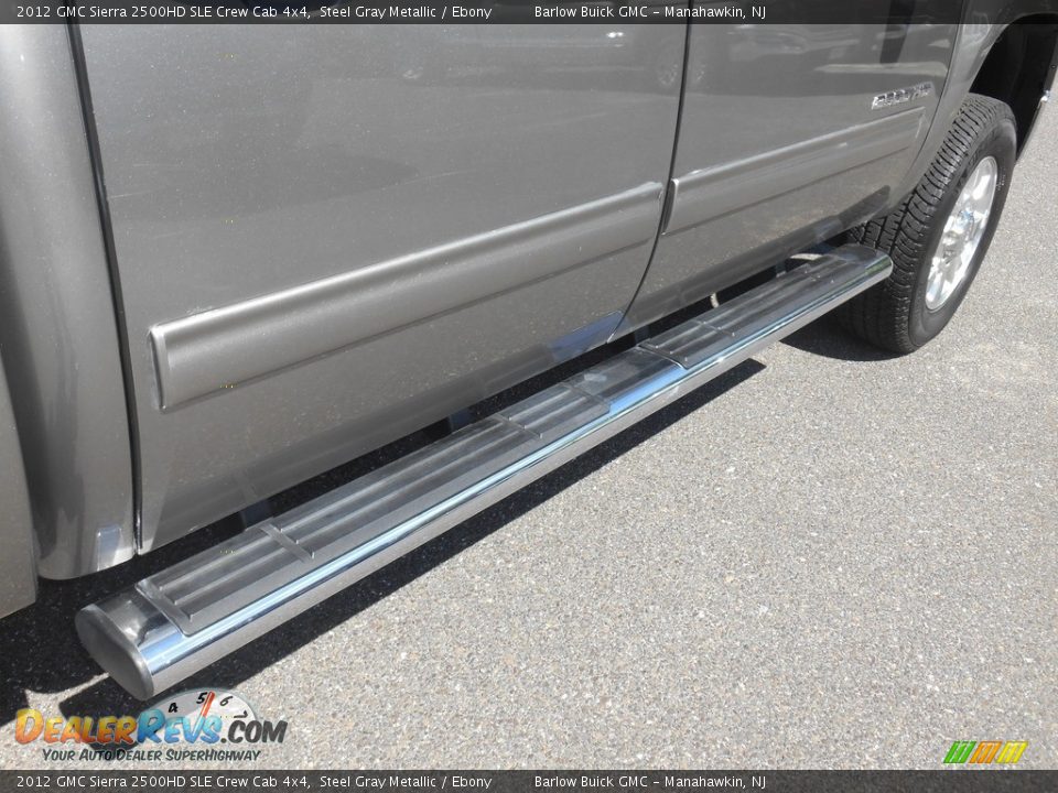 2012 GMC Sierra 2500HD SLE Crew Cab 4x4 Steel Gray Metallic / Ebony Photo #20