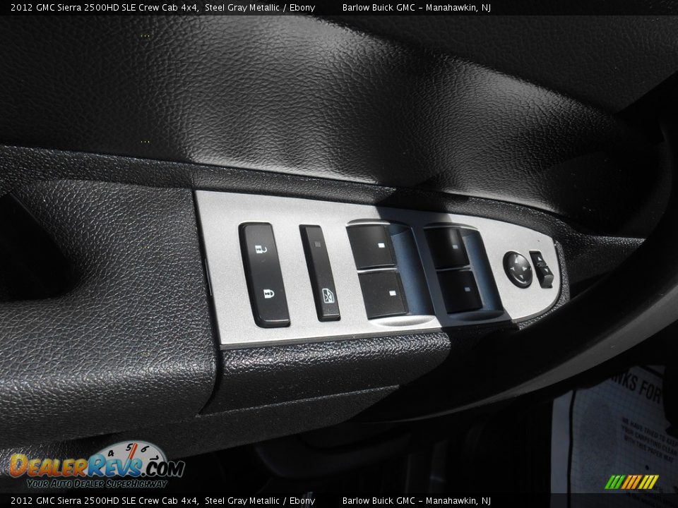 2012 GMC Sierra 2500HD SLE Crew Cab 4x4 Steel Gray Metallic / Ebony Photo #22