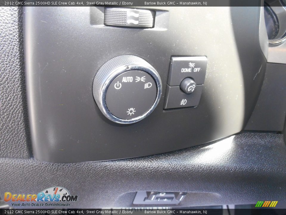 2012 GMC Sierra 2500HD SLE Crew Cab 4x4 Steel Gray Metallic / Ebony Photo #23