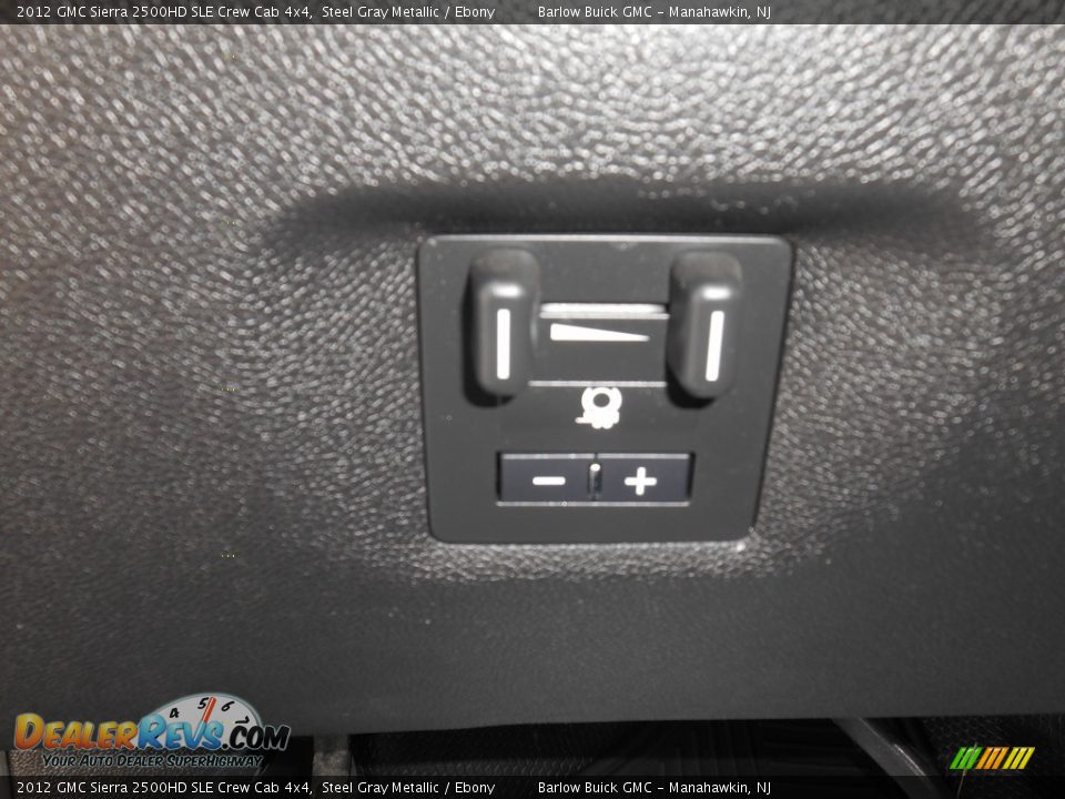 2012 GMC Sierra 2500HD SLE Crew Cab 4x4 Steel Gray Metallic / Ebony Photo #24